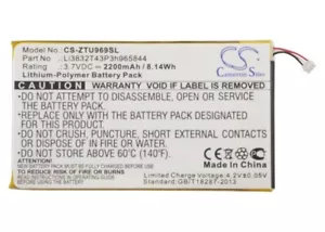 Cameron Sino 3.7V 2200mAh Li-Poly Replacement Battery For Amazing SmartPhone - Picture 1 of 1