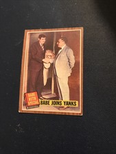 Babe Joins Yanks Baseball Card