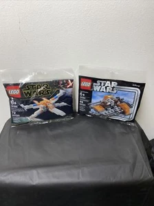 LEGO STAR WARS 30386 POE DAMERON'S X-WING FIGHTER & 30384 SNOWSPEEDER POLYBAG - Picture 1 of 9