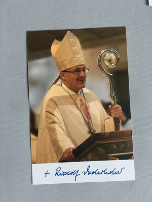 RUDOLF VODERHOLZEN  Bischof von Regensburg signed DRUCK Autogrammkarte 8x13  - Bild 1 von 2
