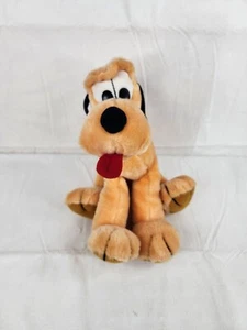 Vintage Hasbro Softies Disney Plush Tan Pluto Dog Stuffed Animal 13" - Picture 1 of 10