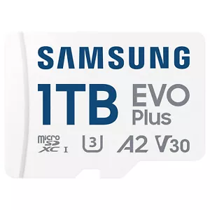Samsung 1TB EVO Plus Gen 2 microSD Card. MB-MC1T0SA/APC - Picture 1 of 9