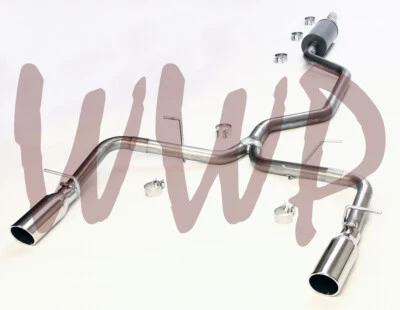 Sistema de silenciador de escape CatBack doble de acero inoxidable de 2,5" para Dodge Avenger 11-14 3,6 L Foto 1 de 3