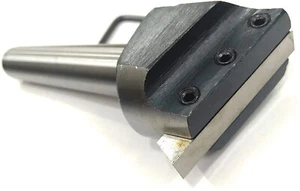 2" Inch Head Fly Cutter with MT3 Shank (M12 x 1.75 Drawbar) & HSS M2 3/8" Sq x - Picture 1 of 4