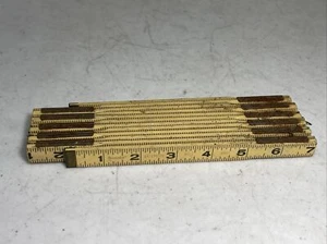 Starrett 72" Holz Messing klappbarer Verlängerungslineal SX40 BESCHREIBUNG LESEN - Bild 1 von 7