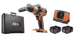 AEG BSB18C3BL-502C Trapano a Percussione 18V Brushless 110 Nm + 2 batterie 5.0ah - Foto 1 di 1