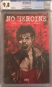 NO HEROINE comic # 1 CGC 9.8 EMERALD CITY COMIC CON Variant Limited to 25 copies - Picture 1 of 11