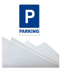 Parking. Vinyl Sign On Glasspack 1 Mm - Picture 1 of 1