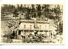 Bowers Mansion-Buggies-Washoe City-Nevada-Vintage Real Photo Rppc Postcard