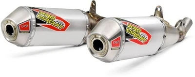 Pro Circuit T-6 Scarico Dual Slip-On Honda CRF250R CRF 250 2018 0111825A2 - Immagine 1 di 4