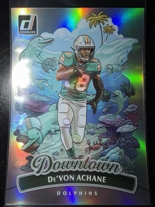 Donruss NFL 2025 Dolphins Devon Achane  Downtown Card #10 Case Hit SSP - Picture 1 of 2