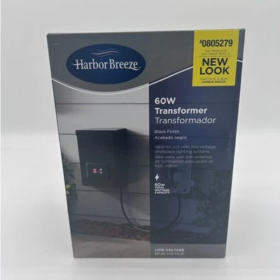 Harbor Breeze 60-Watt Multi-Tap Landscape Lighting Transformer w/ Digital Timer - Image 1 of 4