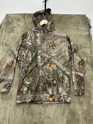 Scent Blocker RealTree Hoodie Mens Sz M Camo Trinity Technology Pocket - Image 1 of 4