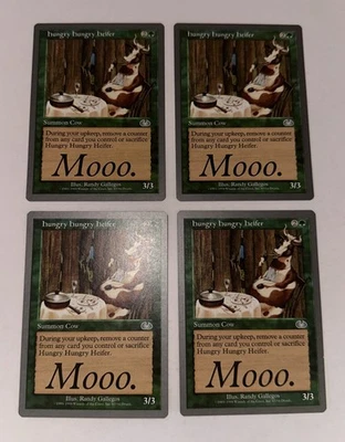 MTG X4 *hungry hungry heifer X4  NM Plus Unplayed Unglued Playset  SellbyCyn - Image 1 of 4