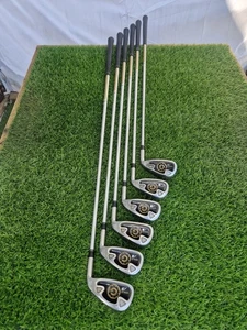 Benross Gold Irons 5,6,7,8,9,SW - Aldila Gold Regular Flex Graphite Shafts - RH - Picture 1 of 10