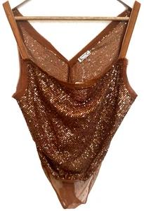 Body canottiera in velluto con paillettes Intimately Free People taglia S festival festa evento - Foto 1 di 18