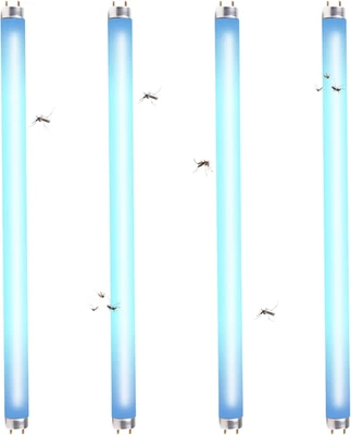 4 Pcs 15W 18 Inch Replacement UV Bulb F15T8/BL UVA 365nm Fluorescent Light Bulbs - Image 1 of 4