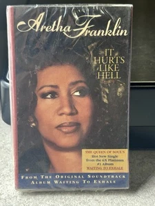ARETHA FRANKLIN IT HURTS LIKE HELL FACTORY SEALED CASSETTE - Picture 1 of 4
