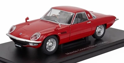 MODELLINO AUTO STATICO DIECAST HACHETTE MAZDA COSMO SPORT 1968 ROSSO SCALA 1/24 - Immagine 1 di 4