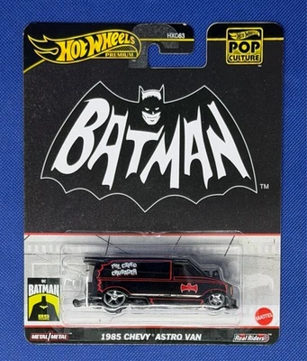 Hot Wheels Premium Pop Culture Batman 1985 Chevy Astro Van Foto 1 de 4