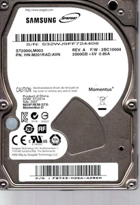ST2000LM003 HN-M201RAD/AVN S/N: S32WJ F/W:2BC10004 SAMSUNG 2TB CHINA JUL 2014 - Picture 1 of 2