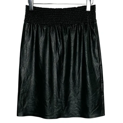 Commando M искусственной кожи мини юбка со сборками пояс черный - Изображение 1 из 4