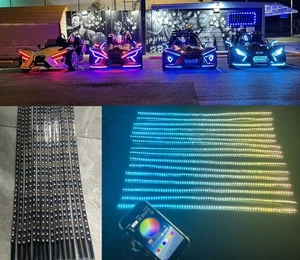 Dream CHASING Hood LED Lights Strips 16PCS x2FT 24" Attractive IP68 Waterproof - Picture 1 of 18