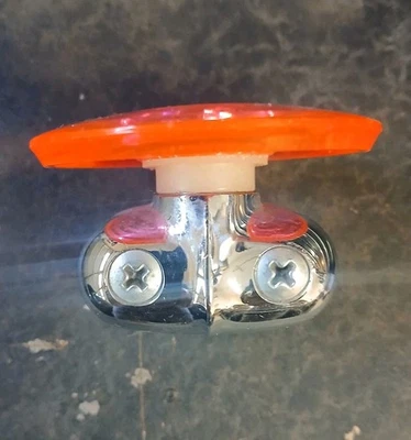 Volante Hollywood vintage como nuevo perilla suicida naranja florescente años 50 años 60 Foto 1 de 4