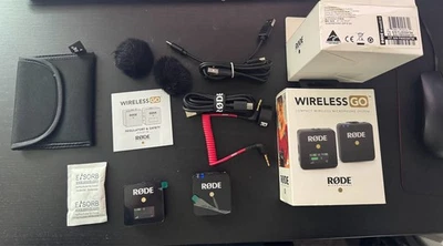 Kit de Sistema de Micrófono Lavalier Inalámbrico Compacto RODE Wireless GO Original Foto 1 de 4