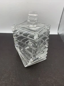 Vintage Rosenthal Studio Line Crystal Twisted Covered Dish Jar Vase Box Germany - Picture 1 of 4