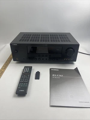 Yamaha RX-V363 A/V Receiver Home Theater With Remote & Manual Bundle - Image 1 of 4