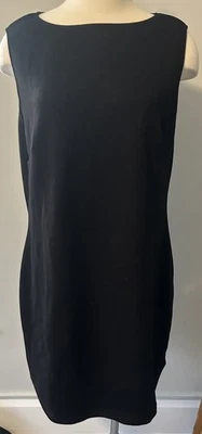 Vestido para mujer Wihopp XXL negro midi cremallera trasera poliéster rayón spandex  Foto 1 de 4