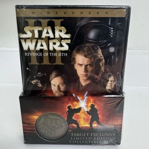 Star Wars Revenge of the Sith DVD Target Exclusive W Collectible Coin NEW SEALED - Picture 1 of 6