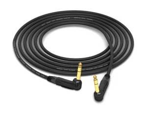 Mogami 2552 Cable | Neutrik Gold 90º TRS to 90º TRS | 9 Feet - Picture 1 of 1