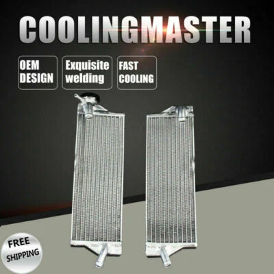 Fit 03-09 Husqvarna TC250 TE250 TE450/510 TC450/510  Aluminum Radiator 2 Row - Image 1 of 4
