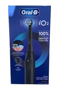 New Oral-B io2 Electric Toothbrush - Night Black(BRAND NEW SEALED PACK) - Picture 1 of 4