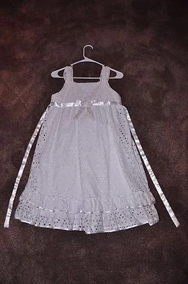 Girls BONNIE JEAN Fully Lined Eyelet Dress -Size 14-GREAT EASTER DRESS -REDUCED - Image 1 of 4