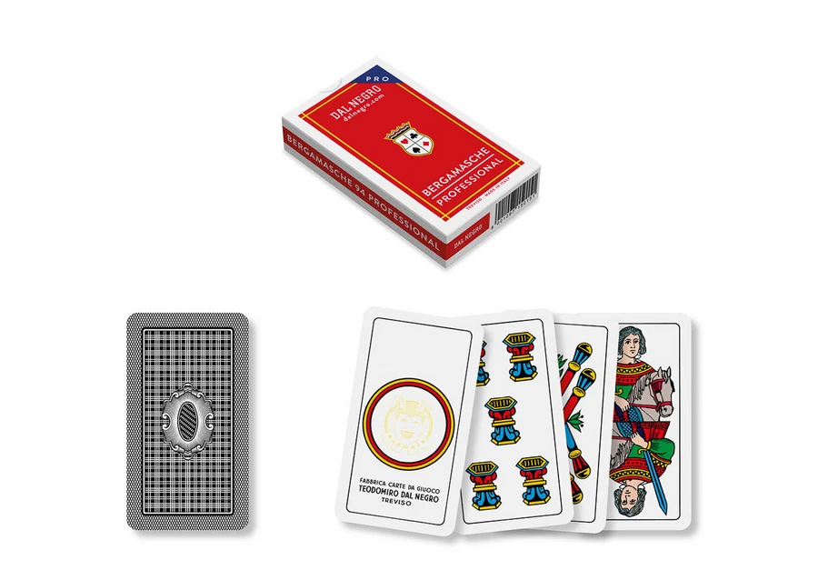40 Carte Bergamasche Professional originali Dal Negro Pro