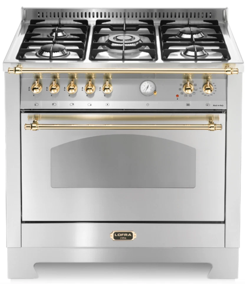 LOFRA DOLCEVITA RSG96MFT/CI CUCINA 90X60 ACCIAIO 5 BRUCIATORI FORNO ELETTRICO - Immagine 1 di 1