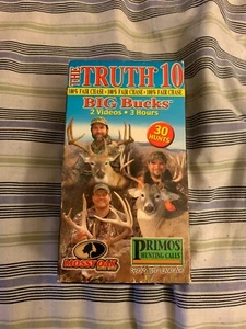 The Truth 10 Big Bucks - Mossy Oak - Primos Hunting Calls - 2 VHS Tapes - Picture 1 of 3
