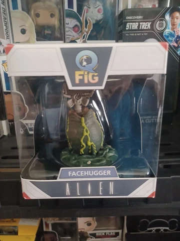 Quantum Mechanix Alien Q-Fig Facehugger 2018 20th Century Fox New in Box Sealed Cover