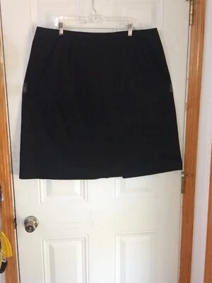 George Womens Classic Career Black Straight Mini Skirt  Size22 - Image 1 of 4