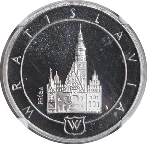 1987, Poland. Proof Silver 1000 Zlotych Trial Probá Coin. Pa-P491A. NGC PF67 UC! - Picture 1 of 3