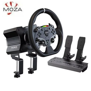 MOZA R5 PC Gaming Racing Simulator Bundle Kit Truck Steering Wheel ALL-IN-ONE  - Picture 1 of 15