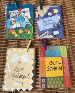 4 Colgantes Regalo/Felicitaciones 7 - Imagen 1 de 3