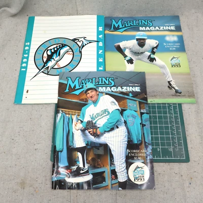 1993 Florida Marlins Magazines & 1994 Team Calendar - Image 1 of 4