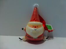  Christmass ornament Santa claus 5 inches tall new with tag