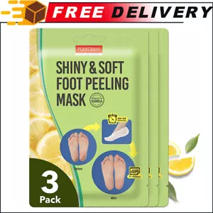 3-Pack Foot Peeling Mask Exfoliating Foot Peel Spa Mask For Baby Soft Skin - Picture 1 of 10
