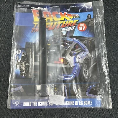 1:8 Scale Build The Back To The Future Delorean Issue 97 Eaglemoss Collections - Image 1 of 3