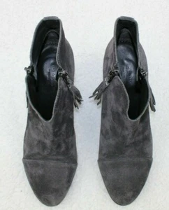 Botas al tobillo Rag & Bone Margot gris gamuza doble cremallera para mujer talla 38,5 - Imagen 1 de 6
